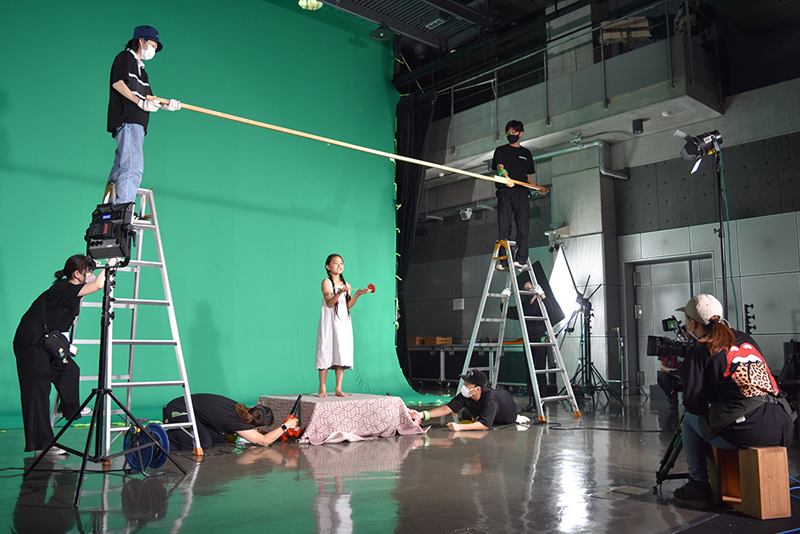 映画VFX専攻科の卒業制作『The Fairytale』グリーンバック撮影舞台裏を公開！