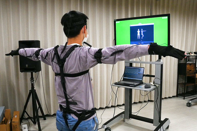 Vtuber動画制作 の授業で モーションキャプチャーを使った動画を制作 学校法人東放学園 Vtuber動画制作 の授業で モーションキャプチャーを使った動画を制作 学校法人東放学園