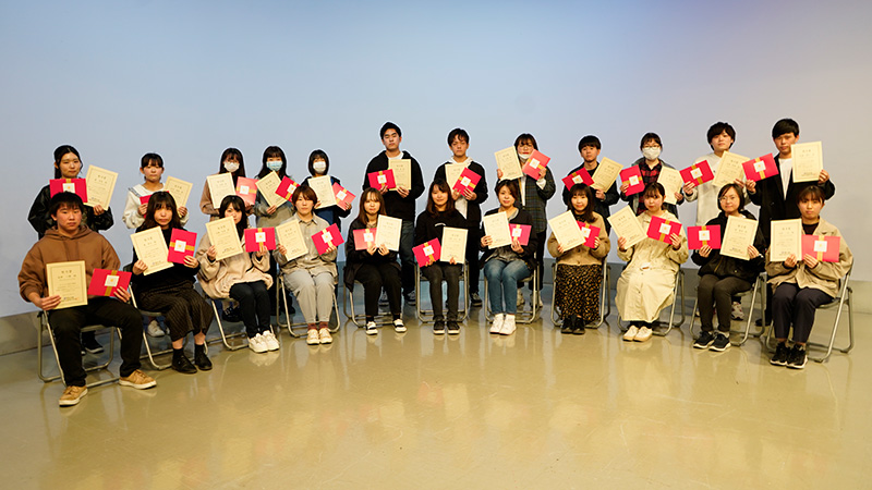 東放学園専門学校 受賞者のみなさん