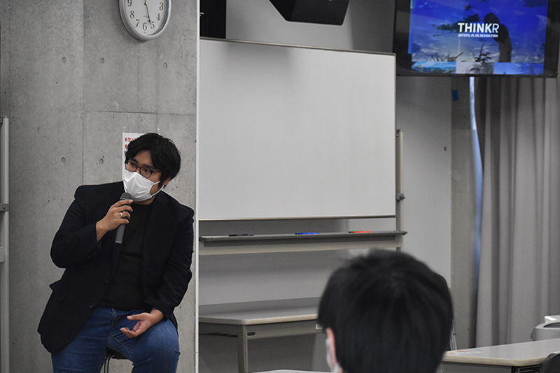 te'resaやカンザキイオリのMVなど最先端の映像制作に携わる卒業生・廣田佑介さんが来校!