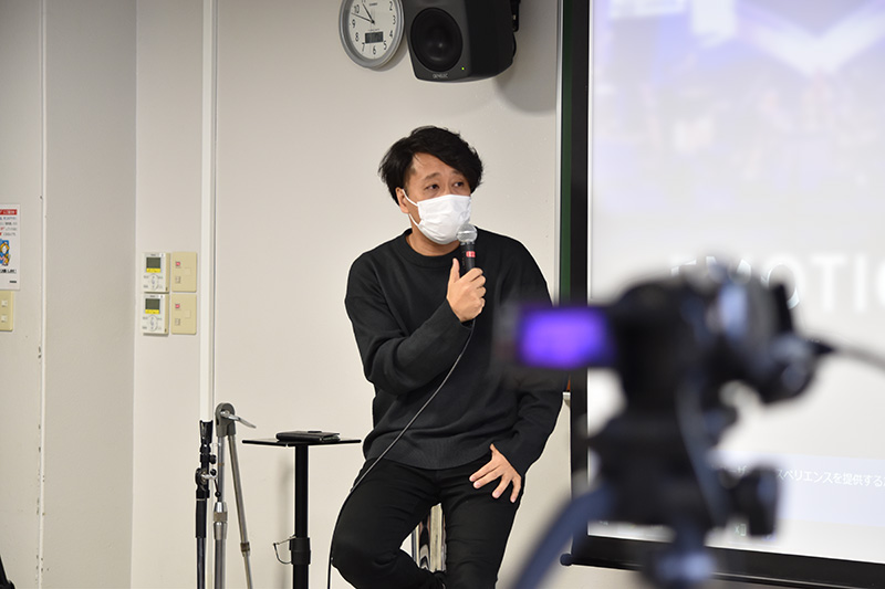 ヒビノ(株)安東謙太郎さん(本校卒業生)が来校!