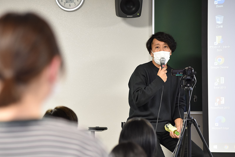 学生からの質問にも丁寧にお答えいただきました