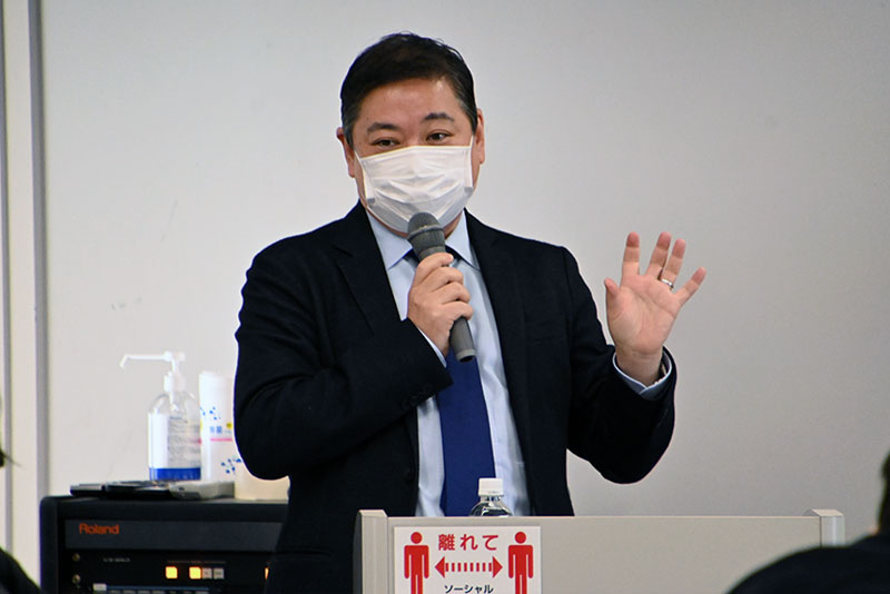 講義のメインテーマは「テレビ局のプロデューサーが担う仕事について」