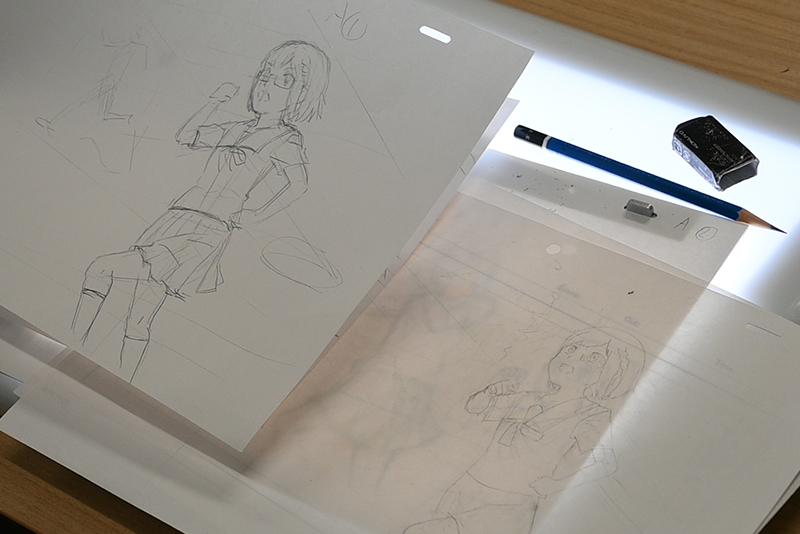 何度もリテイクを繰り返して、レベルアップをめざします