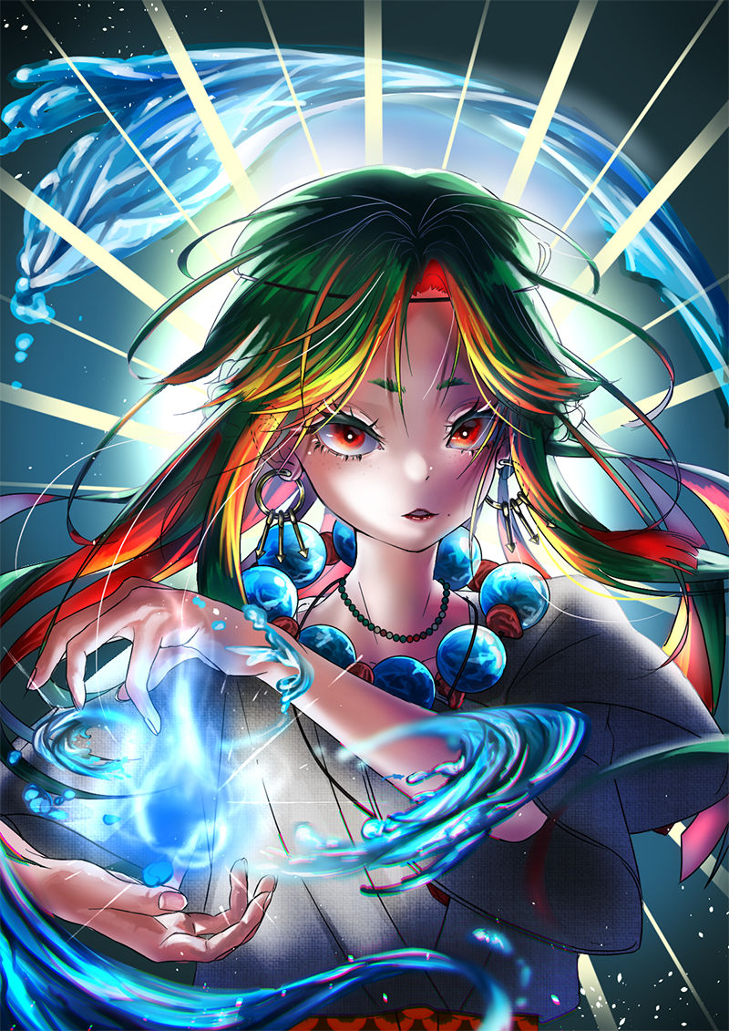 淡路島部門 イラストの部 大人部門 優秀賞『神の浄瑠璃』