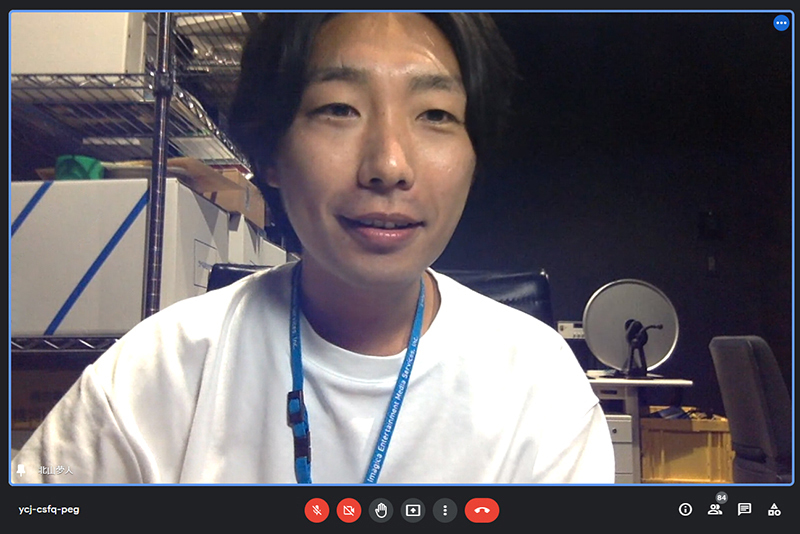 株式会社IMAGICAエンタテインメントメディアサービスのカラリスト・北山夢人さん(2004年度卒)