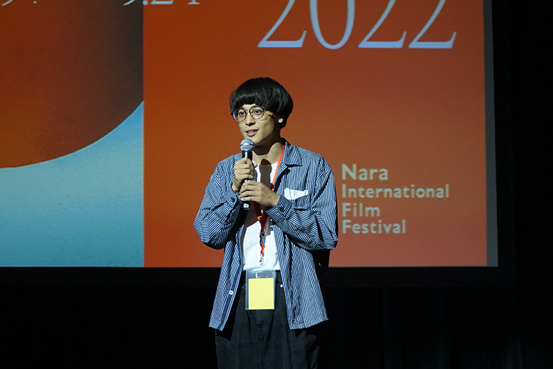学生映画部門NARA-waveの最優秀賞・ゴールデンKOJIKA賞を受賞した堀内友貴監督