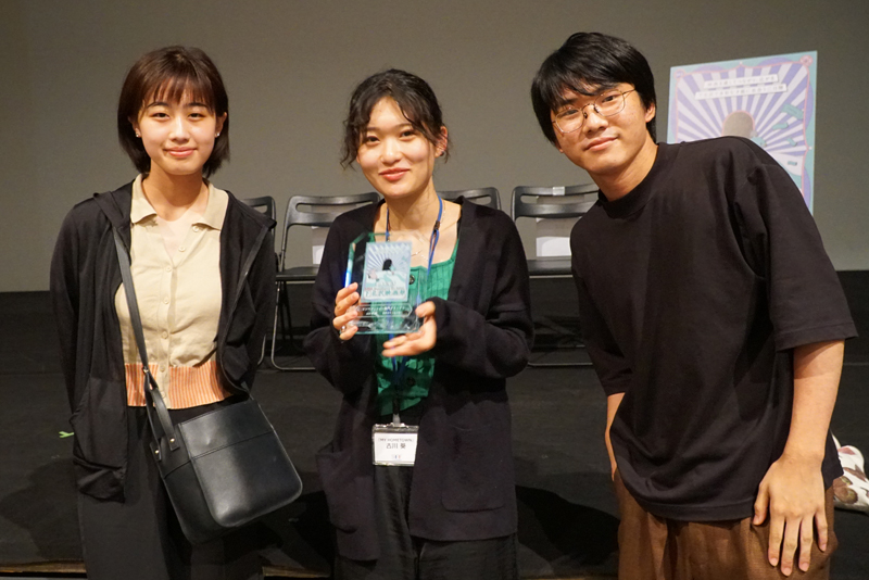 撮影技師と録音技師をつとめたスタッフが会場に駆けつけました!