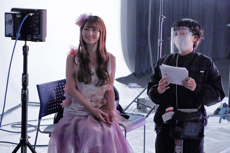 撮影した映像をモニターでチェック!