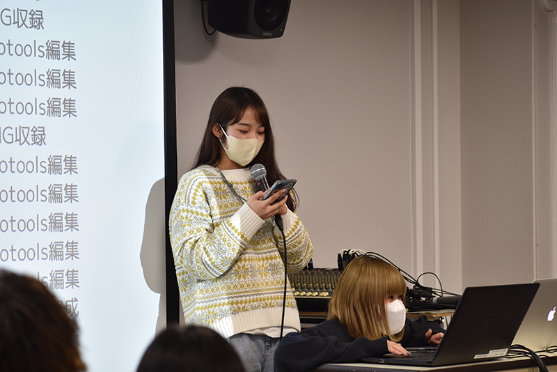 音響技術科「進級制作発表会」で1年間の成果を発表！