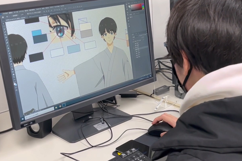 アニメーション・CG科「卒業制作」でオリジナルアニメ作品を制作！