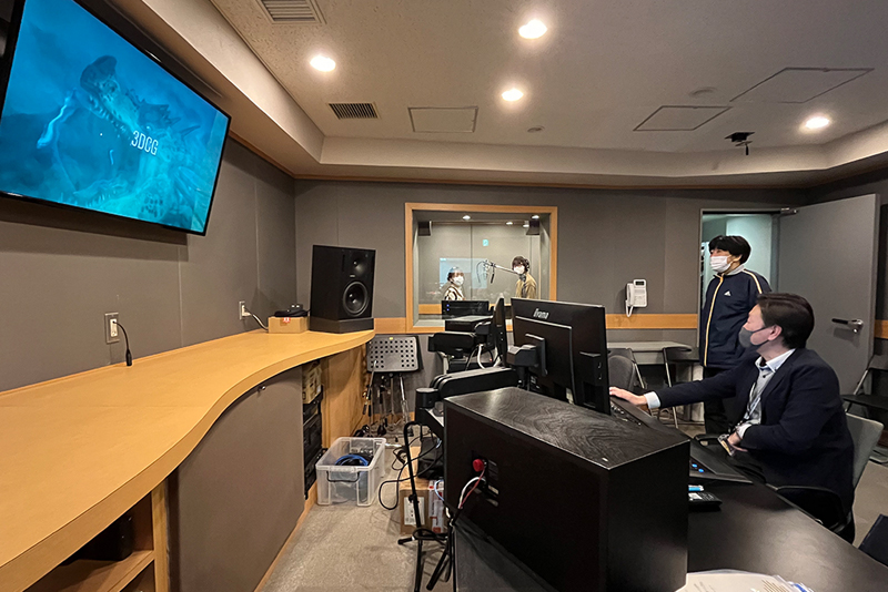 声優科×映画VFX専攻科×音響技術科コラボ★映画館で上映するCMを制作中！