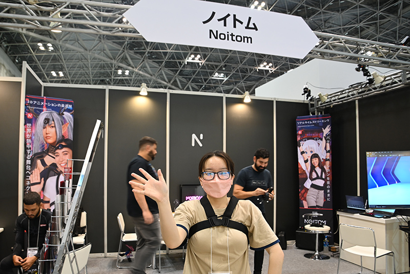 『コンテンツ東京』Noitom Internationalのブースで在校生がモーションアクターとして出演しました！