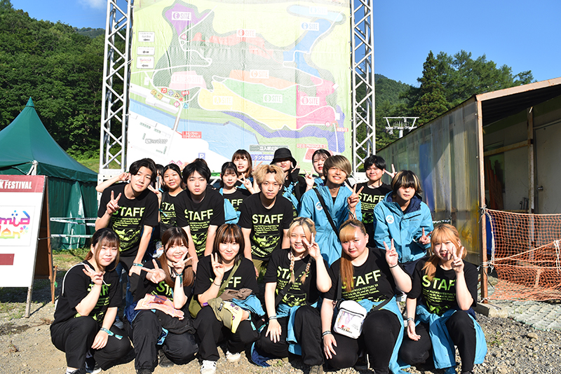 国内最大級の野外音楽フェス「FUJI ROCK FESTIVAL‘23」を学生がサポート！