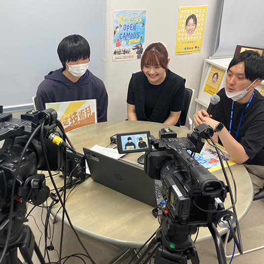 教育関係者向けウェビナーに放送技術科の教員＆学生が登壇しました！