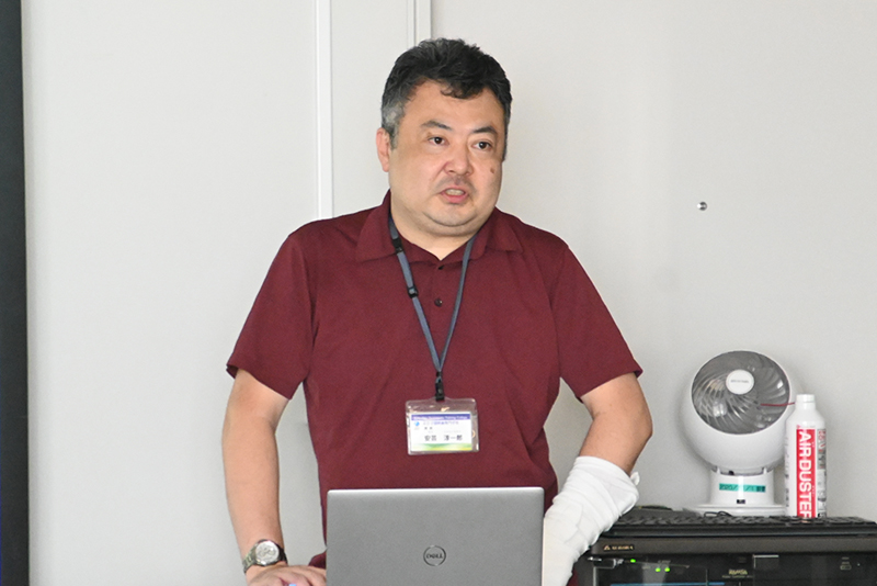 (株)プロダクション・アイジーの安芸淳一郎さんによる授業です