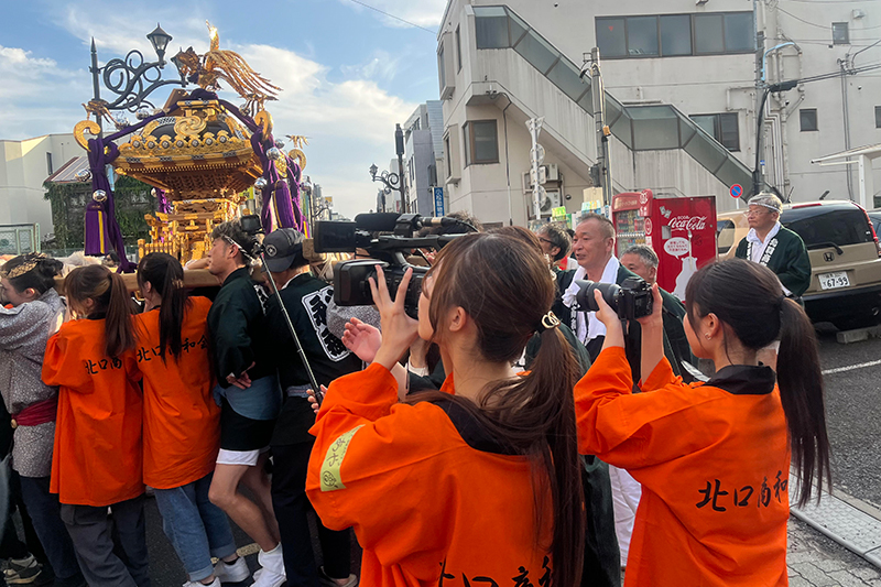 和泉熊野神社の「例大祭」に撮影協力！