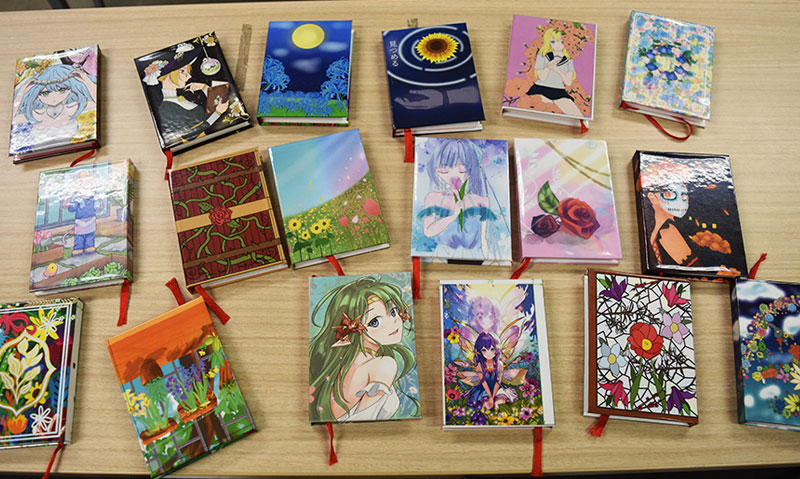 応募作品で制作したミニブック!!