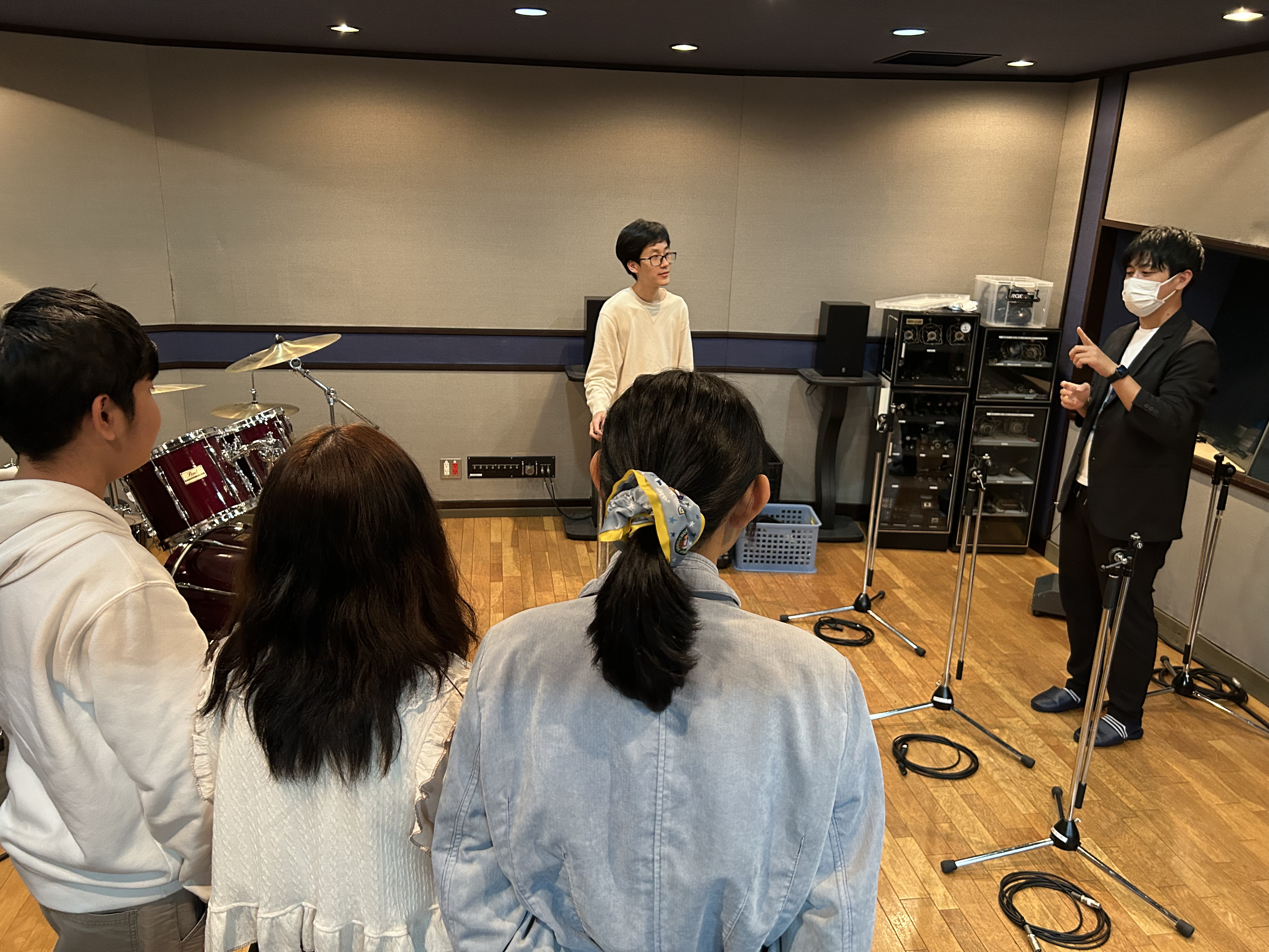 タイからの留学生が東放学園音響専門学校の見学にいっしゃいました！