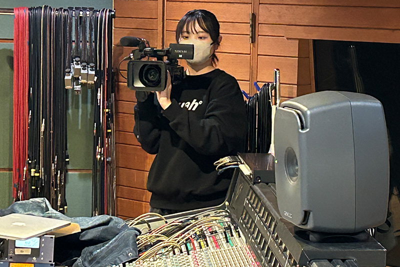 ワークショップの様子を撮影