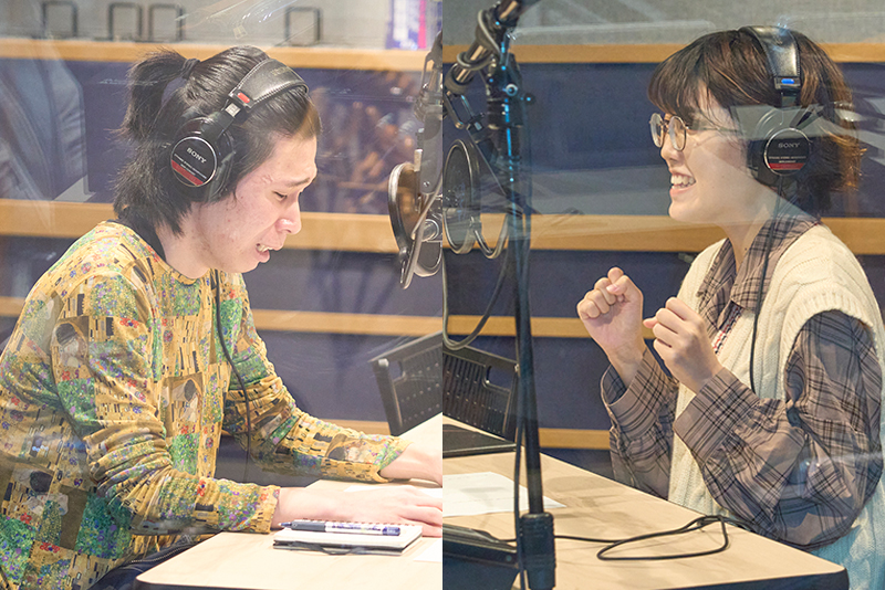 しゃべり手を務めたのは声優科・アナウンス科の学生です!