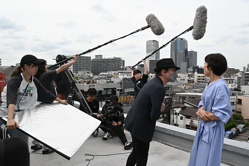 撮影・照明・録音・演出…部署を超えた映画撮影実習を行いました!