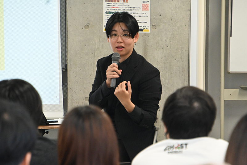 アニメ制作会社Production I.Gより『銀河英雄伝説』プロデューサーで卒業生の磯部真彩さん来校!