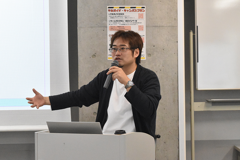 アニメ『ポケットモンスター』のプロデューサー・加藤浩幸さんが「特別講座」で来校！
