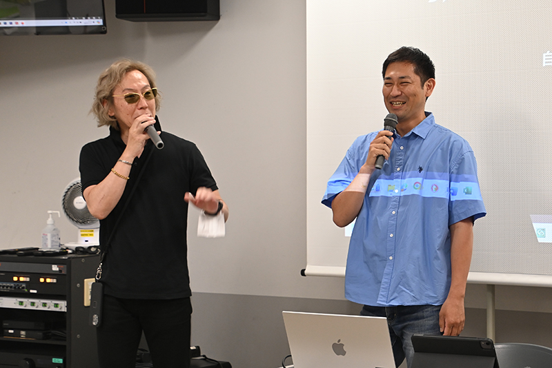 学生時代からの長い付き合いである本科担当教員・大和秀平先生との話も盛り上がりました。