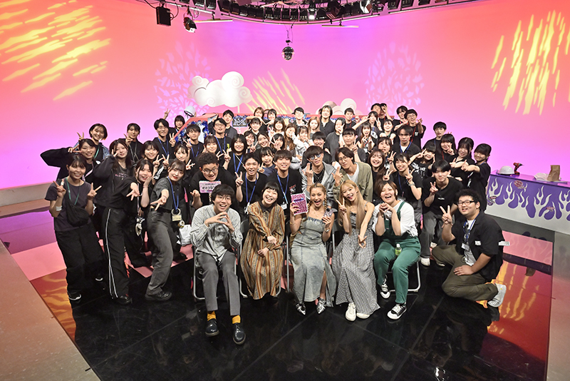 5学科合同実習の最終課題としてバラエティ番組を収録!