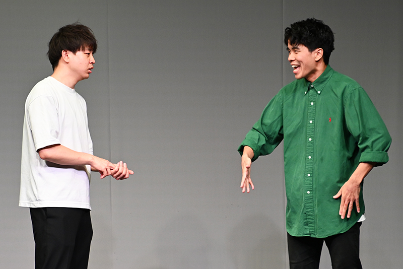ゲストMCを担当してくれたのは、卒業生・それもまた一興(太田プロダクション所属)!ネタも披露してくれました!