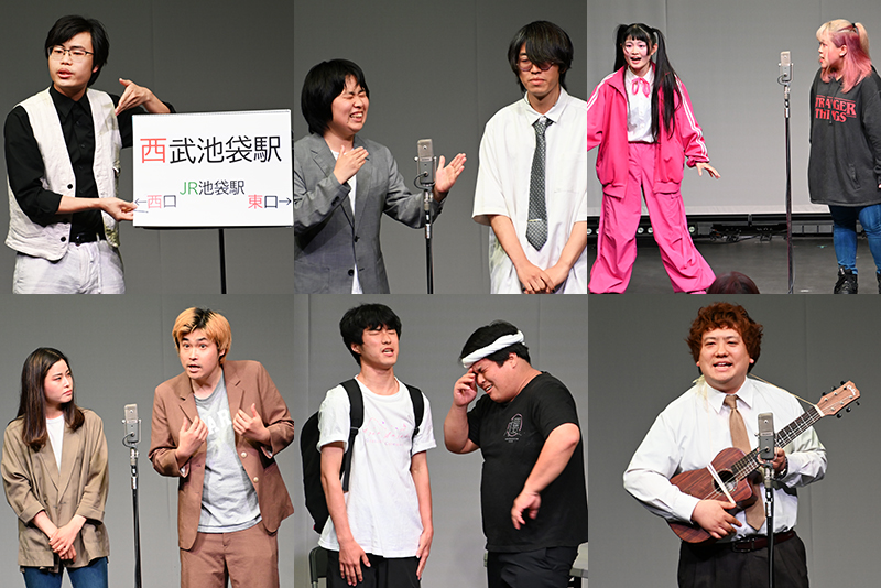 本校在校生や外部養成所生の芸人たちによるネタバトル!