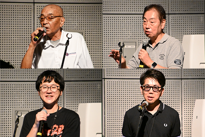 作品上映後の講評では、撮影現場を間近で見ていた先生方から今後の作品制作でためになるコメントをたくさんいただきました。