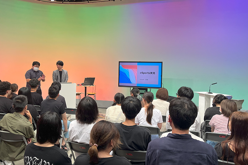 初日は東放学園専門学校にて、eスポーツと大会運営の基礎を学びました