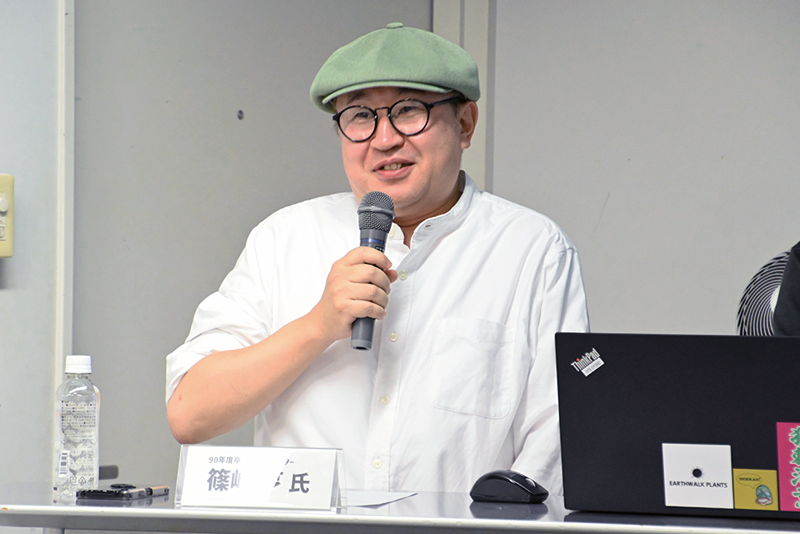 CGディレクターの篠崎 亨さん(90年度卒)