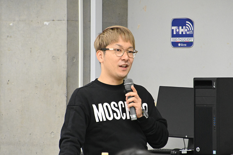 田中潤一朗さん(04年度卒)をお迎えして、アニメビジネスについてうかがいました!