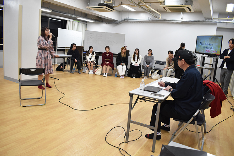 オーディションさながらに歌&自己PRを披露。