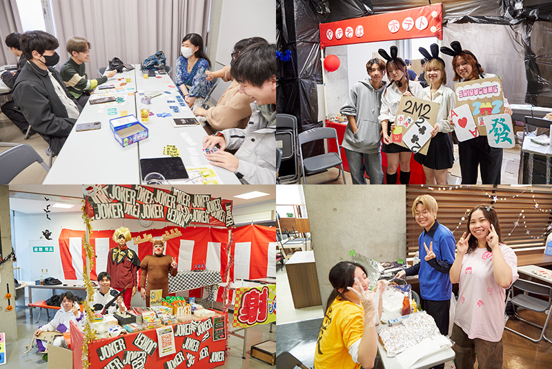 エンタメや“ものづくり”の雰囲気あふれる学園祭に、会場は大盛り上がりでした!
