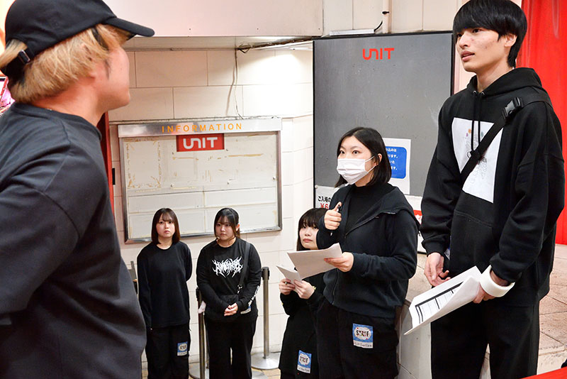 当日サポートしていただいた会場スタッフはなんと卒業生!