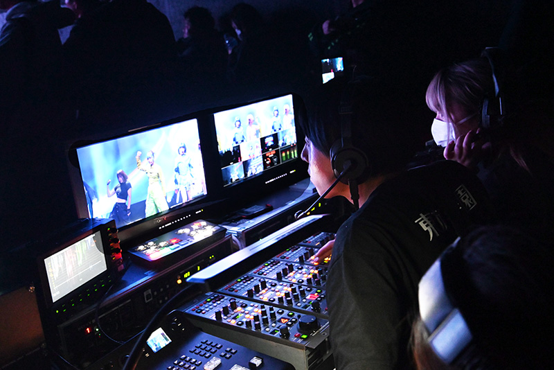 ビデオエンジニアも担当しました