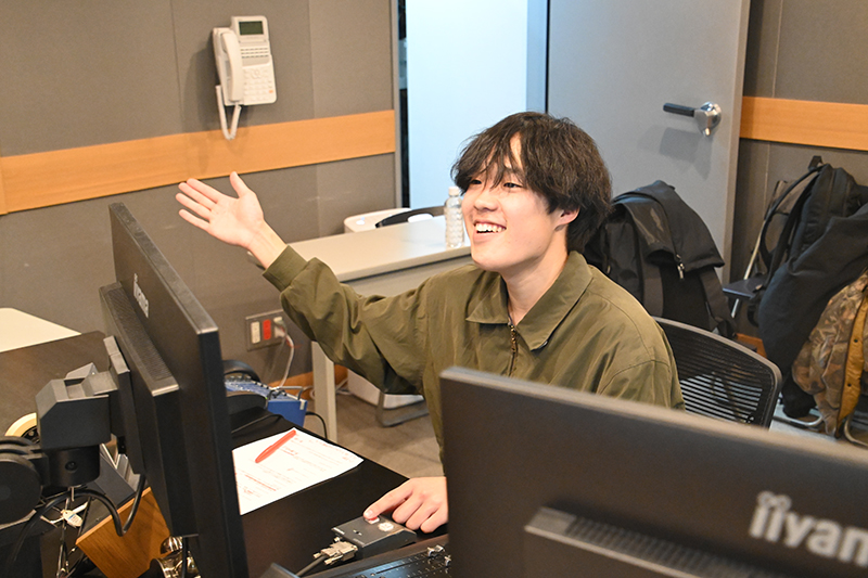 放送技術科のディレクターがディレクション