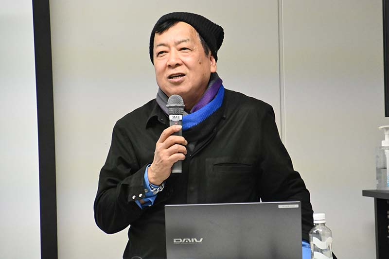 (株)ゆめ太カンパニーのアニメーター・山口聰さん。