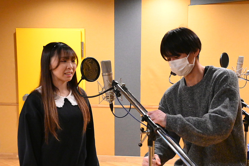 声優科の学生はキャラクターヴォイスを担当