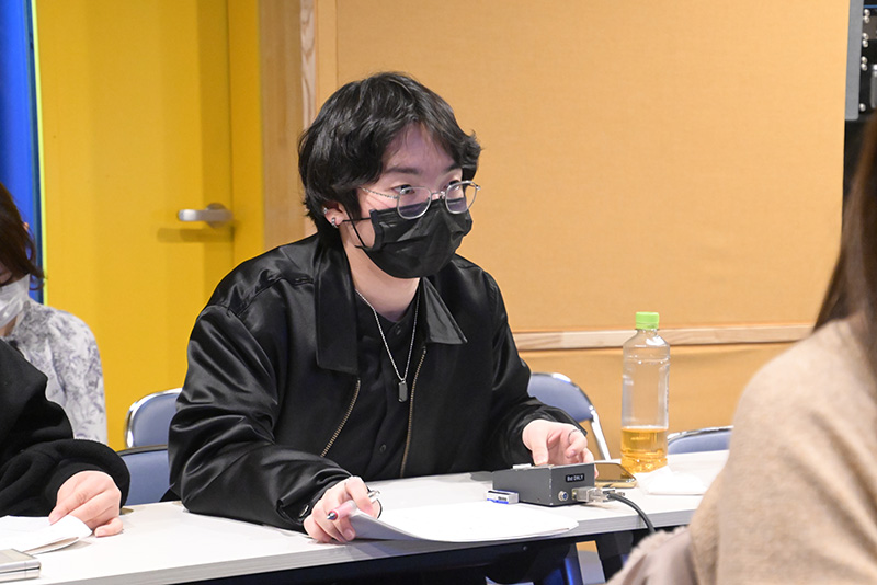 小説創作科の学生がシナリオを担当。収録時には演出のアドバイスも!