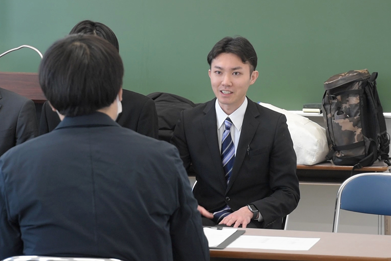 面接の様子