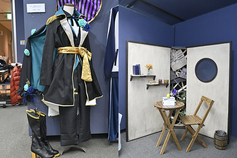 (左)キャラクター衣裳「もし、舞台化したら…」
(右)舞台セット「檸檬」