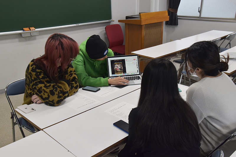 音響芸術科は制作回りのサポートのほか、SNSに投稿する動画を制作します