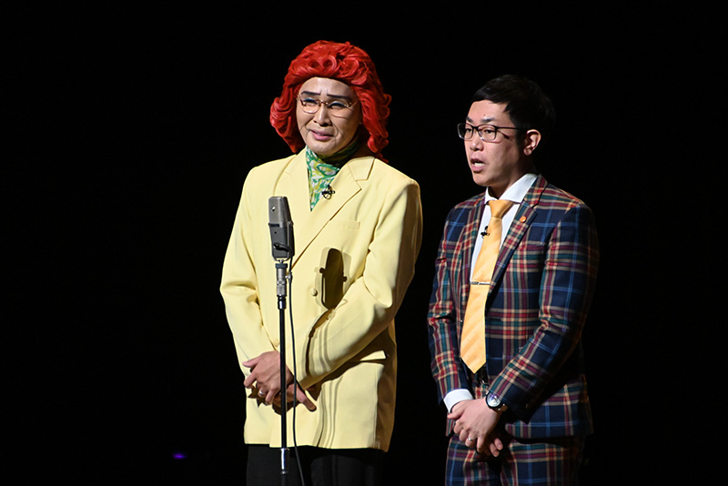 ゲストライブは、卒業生お笑いコンビ アイデンティティが登場!会場を盛り上げてくださいました!