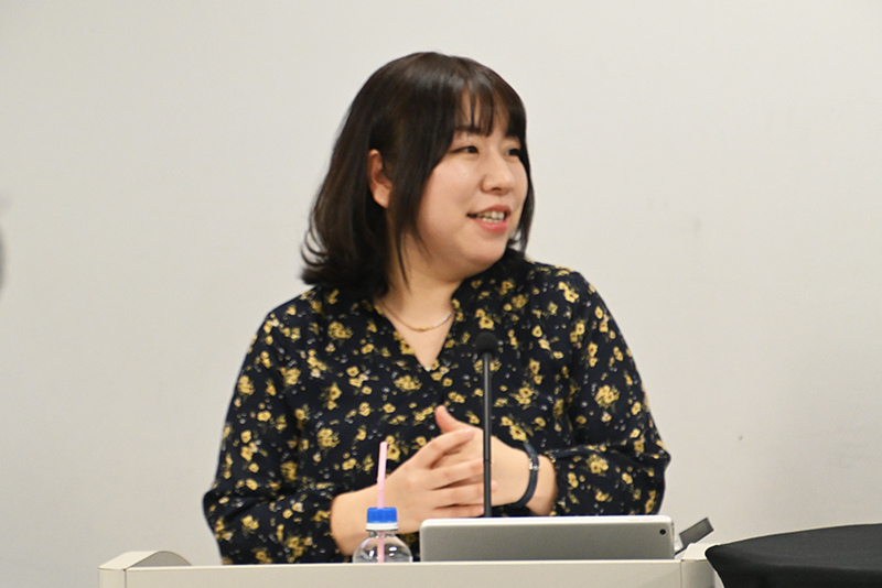 MCをつとめた東放学園グループ校 専門学校東京アナウンス学院卒業生の篠宮沙絵子さん