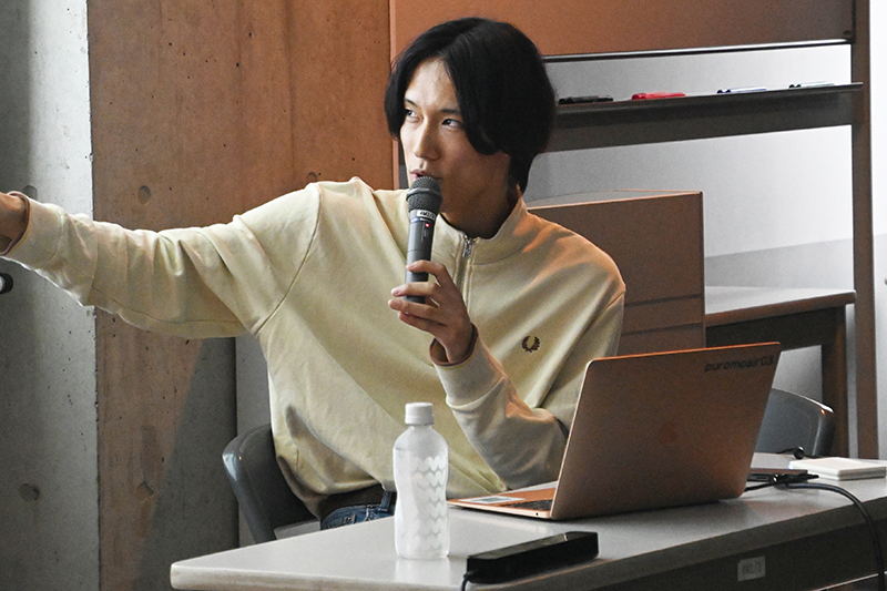 モーションデザイナー・ディレクターの菊池晴樹さん(17年度卒)